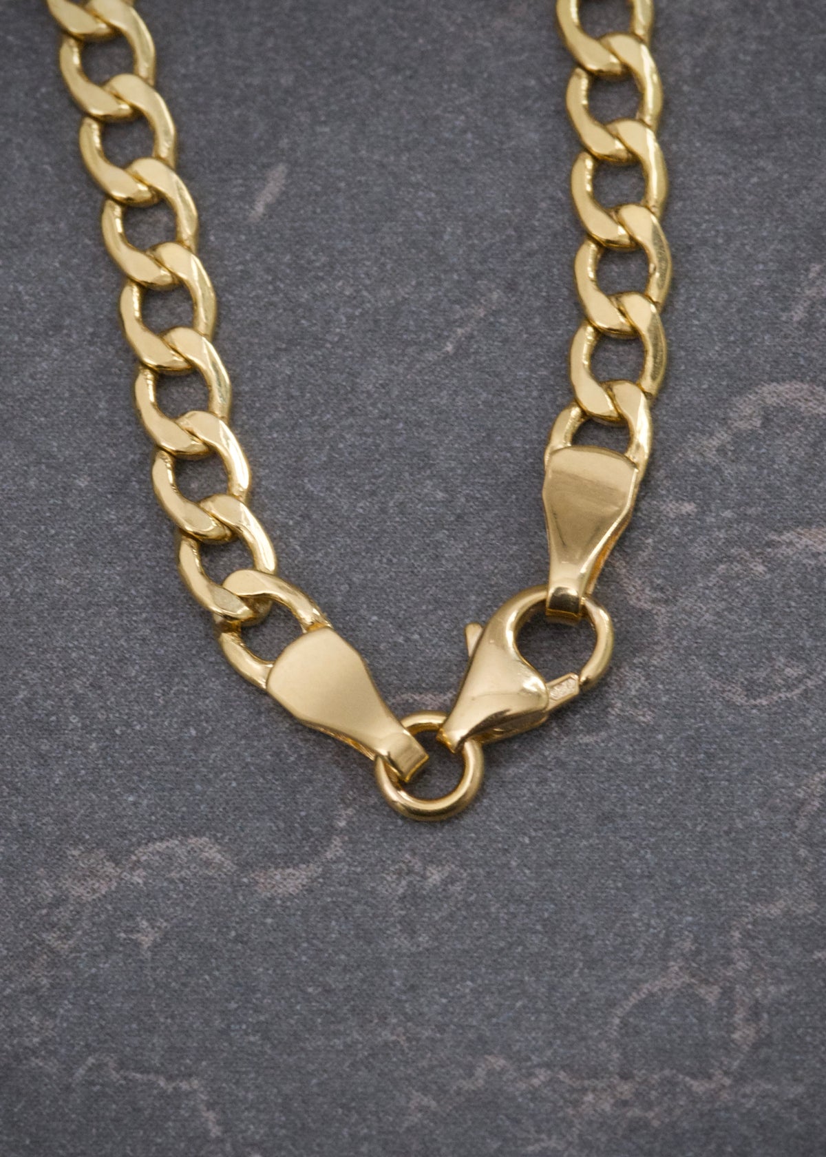 Cadena Cubana 5.95gr / 60cm / 3.3mm — Oro Amarillo