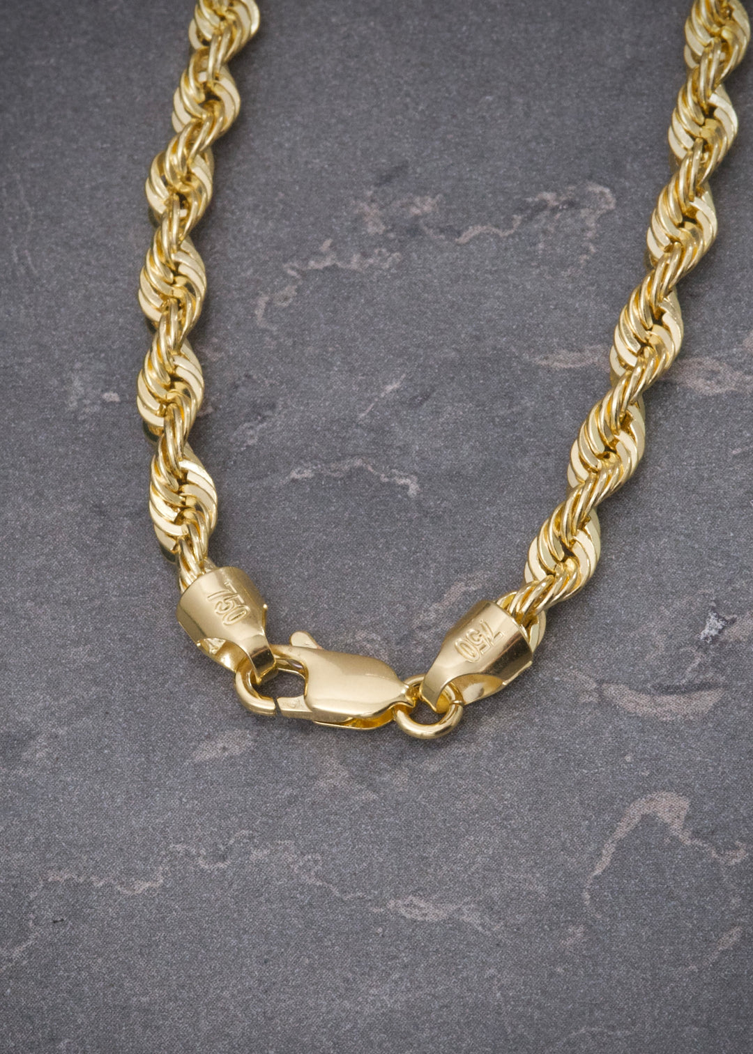Cadena Lazo 4.8gr / 50cm / 3mm — Oro Amarillo