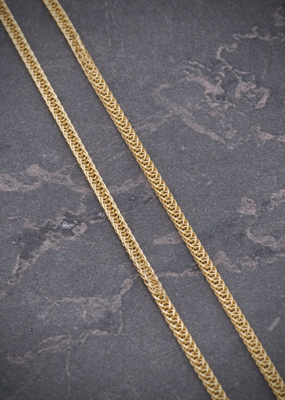 Cadena franco 3.85gr / Largo 50cm / Oro Amarillo italy +2 P