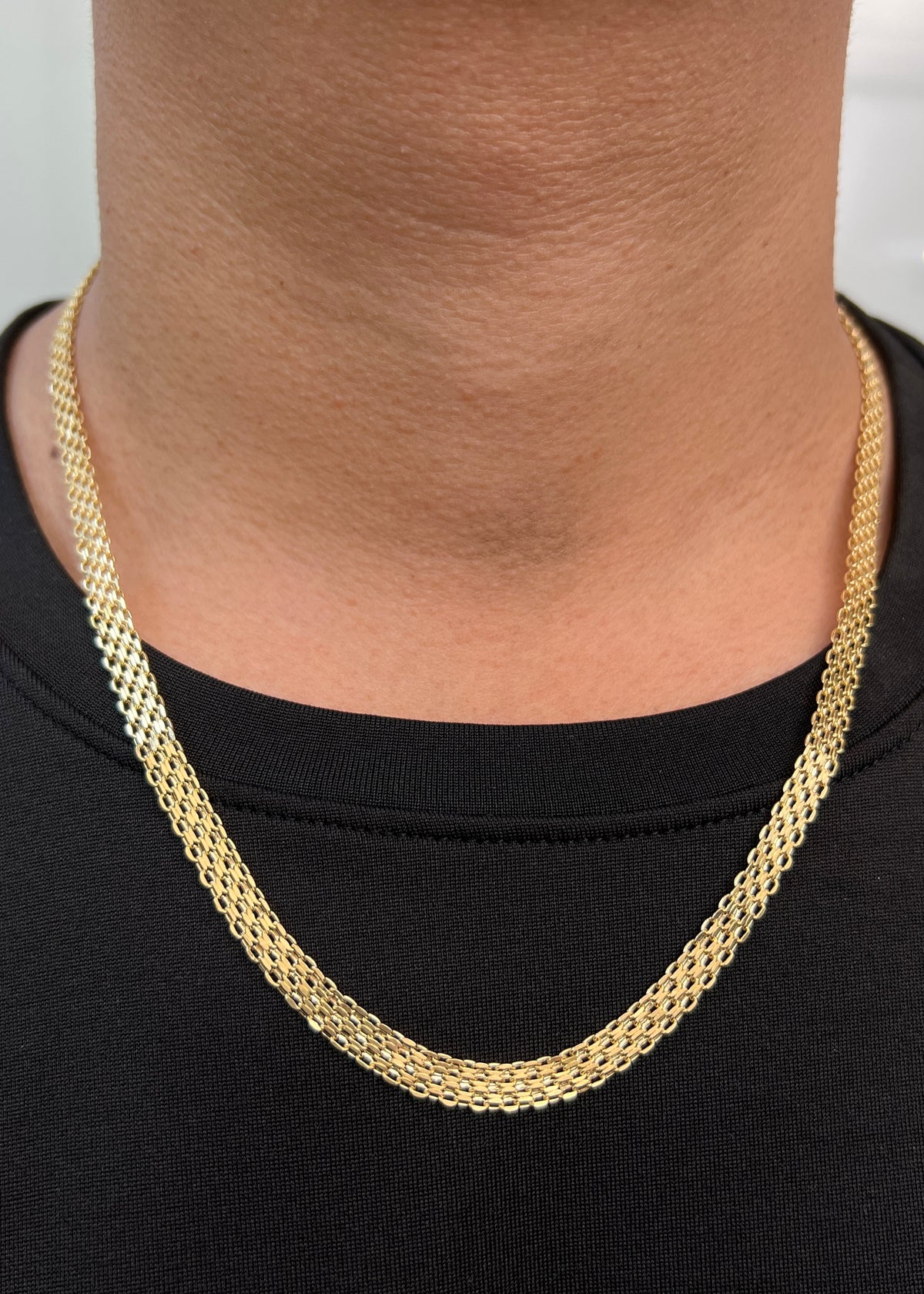 Cadena China 9gr / 55cm / 5.8mm — Oro Amarillo