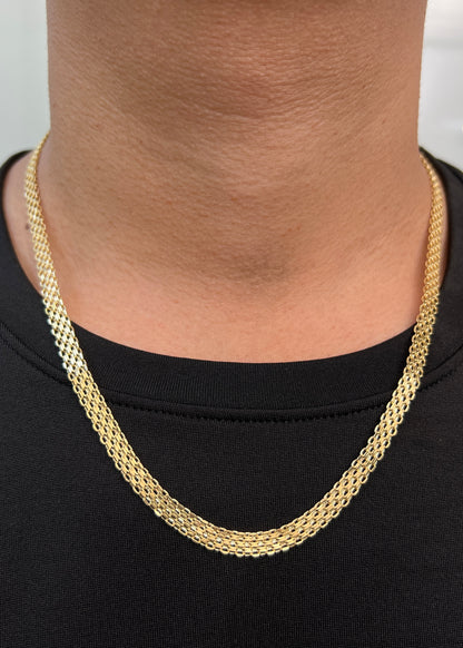 Cadena China 9gr / 55cm / 5.8mm — Oro Amarillo