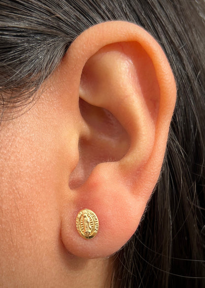 Topos virgen de guadalupe 0.6gr / Largo 0.7cm / Oro Amarillo Nac B