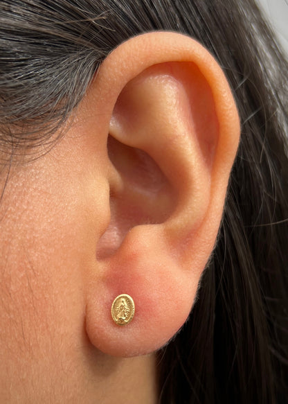 Topos virgen de guadaLupe 0.55gr / Largo 0.6cm / Oro Amarillo Nac M