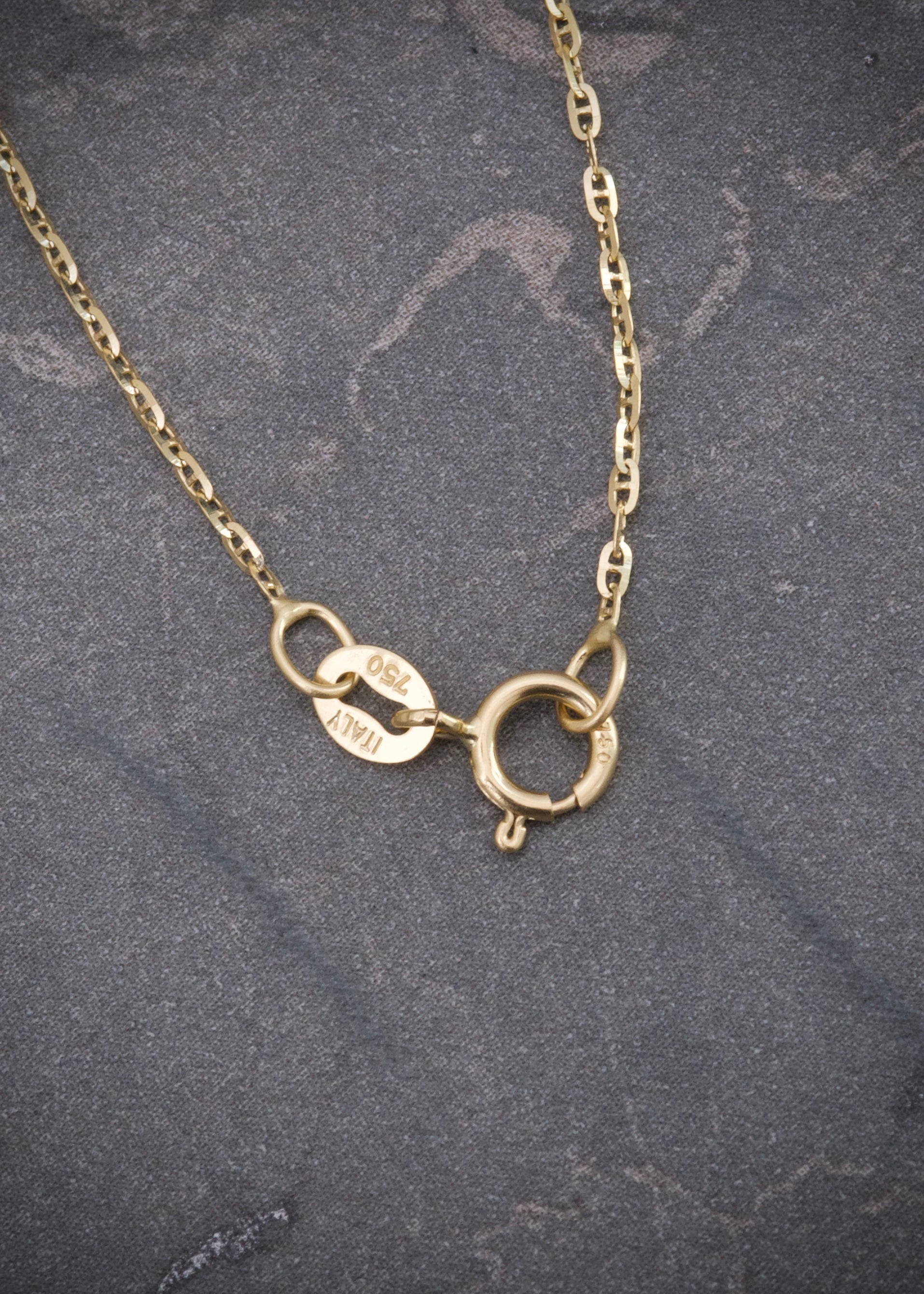 Cadena escalera 1.25gr / Largo 50cm / Oro Amarillo italy +3 P