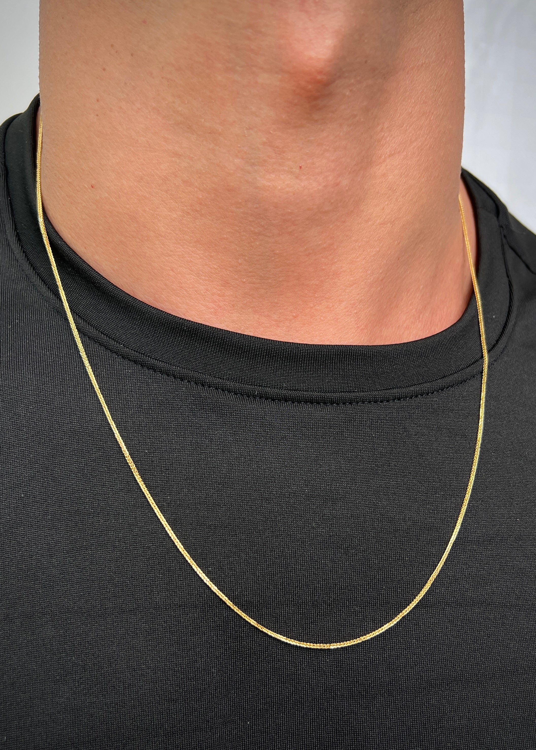 Cadena mini franco 2.2gr / Largo 60cm / Oro Amarillo italy +3 B