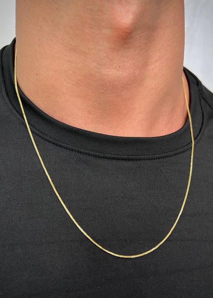 Cadena mini franco 2.2gr / Largo 60cm / Oro Amarillo italy +3 B