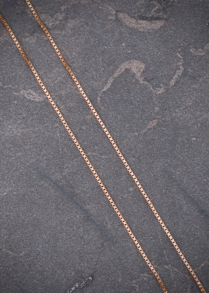 Cadena veneciana 1.05gr / Largo 50cm / Oro Rosado italy +3 P