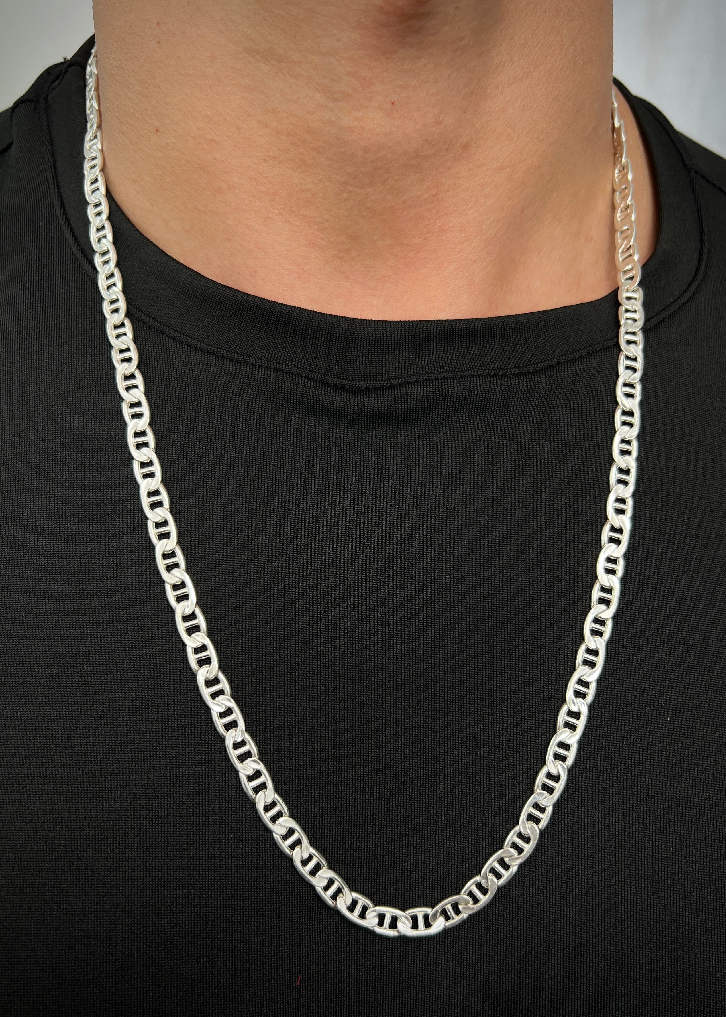 Cadena escalera 20.4gr / Largo 70cm / — — Plata