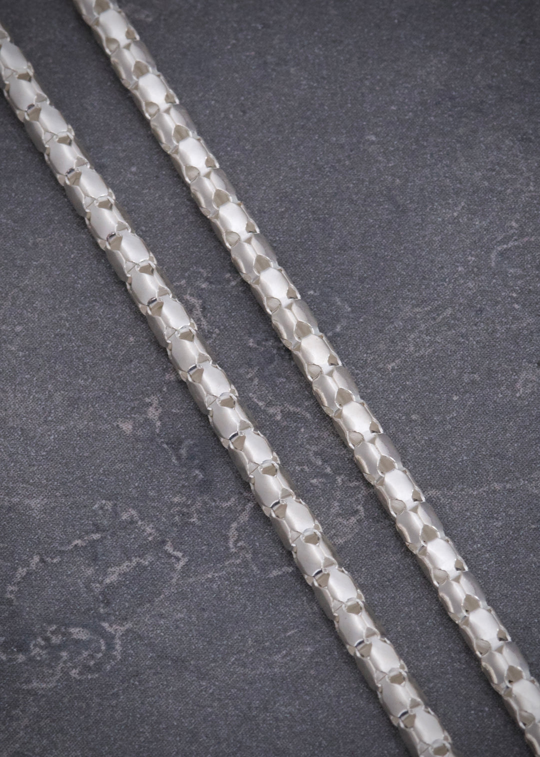 Cadena cola de raton 7.55gr / Largo 55cm / — — Plata