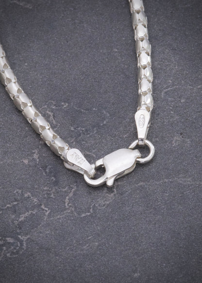 Cadena cola de raton 7.6gr / Largo 55cm / — — Plata
