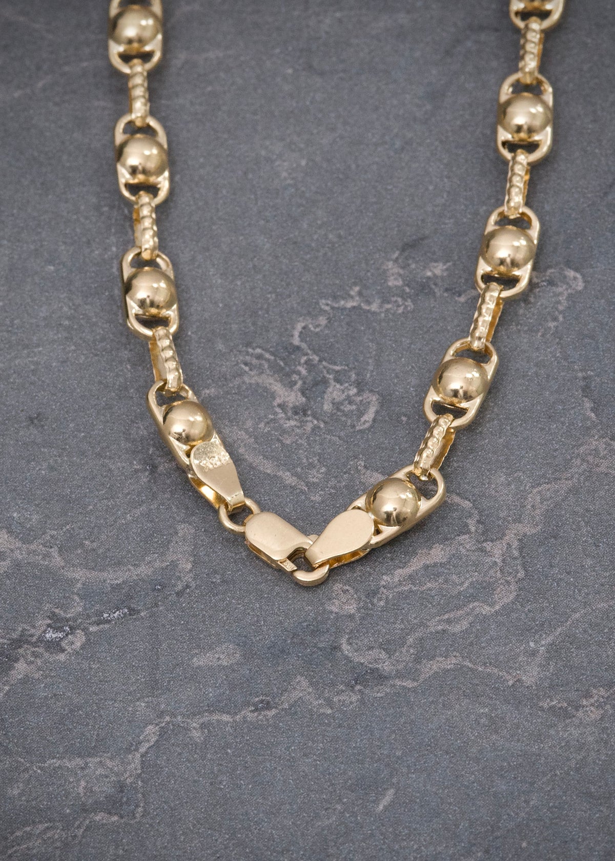 Cadena Rustica 14.05gr / 60cm / 4.6mm — Oro Amarillo