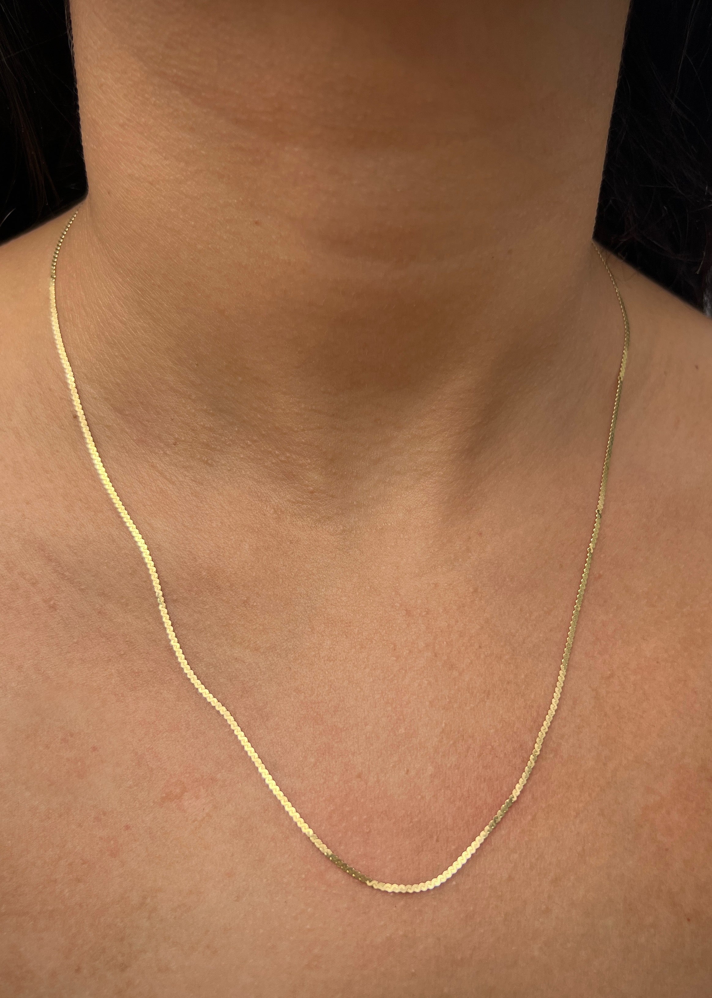 Cadena serpiente 3.05gr / Largo 50cm / Oro Amarillo italy +3 M