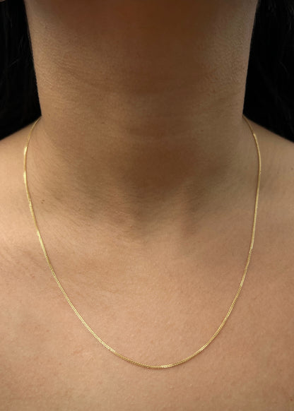Cadena Franco 1.8gr / 50cm / 0.7mm — Oro Amarillo