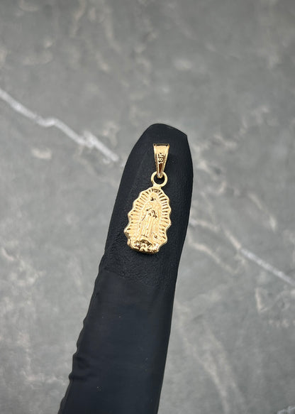 Dije Virgen de Guadalupe 0.55gr / 1.9cm / 8mm — Oro Amarillo