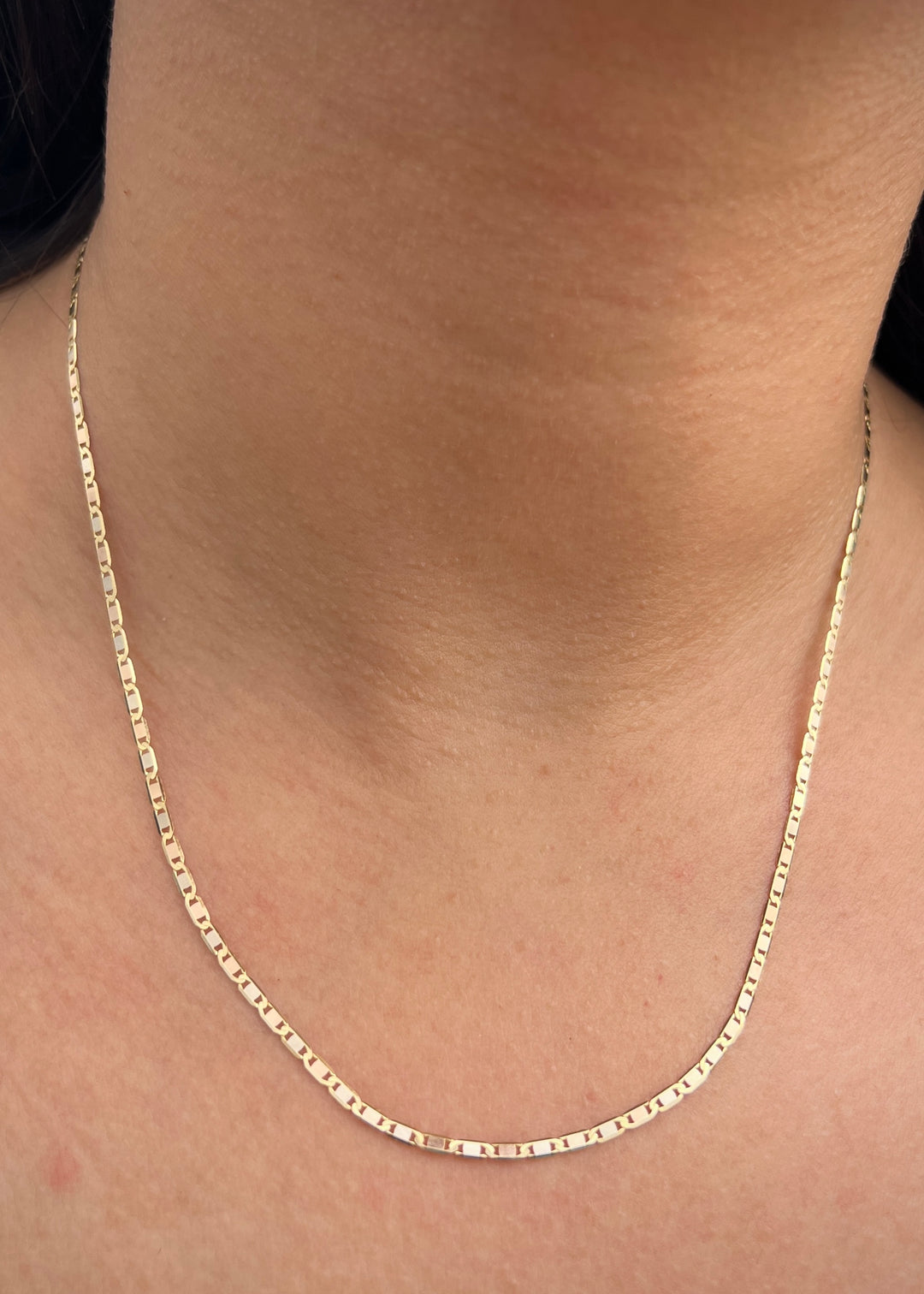 Cadena Plana 3.4gr / 50cm / 1.9mm — Tres Oros