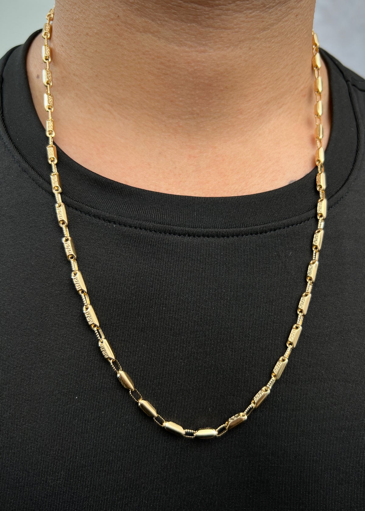 Cadena Medusa 13.55gr / 60cm / 3.8mm — Oro Amarillo