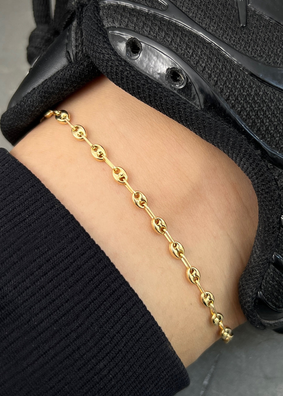 Tobillera Gc 3.4gr / 26cm / 3.7mm — Oro Amarillo