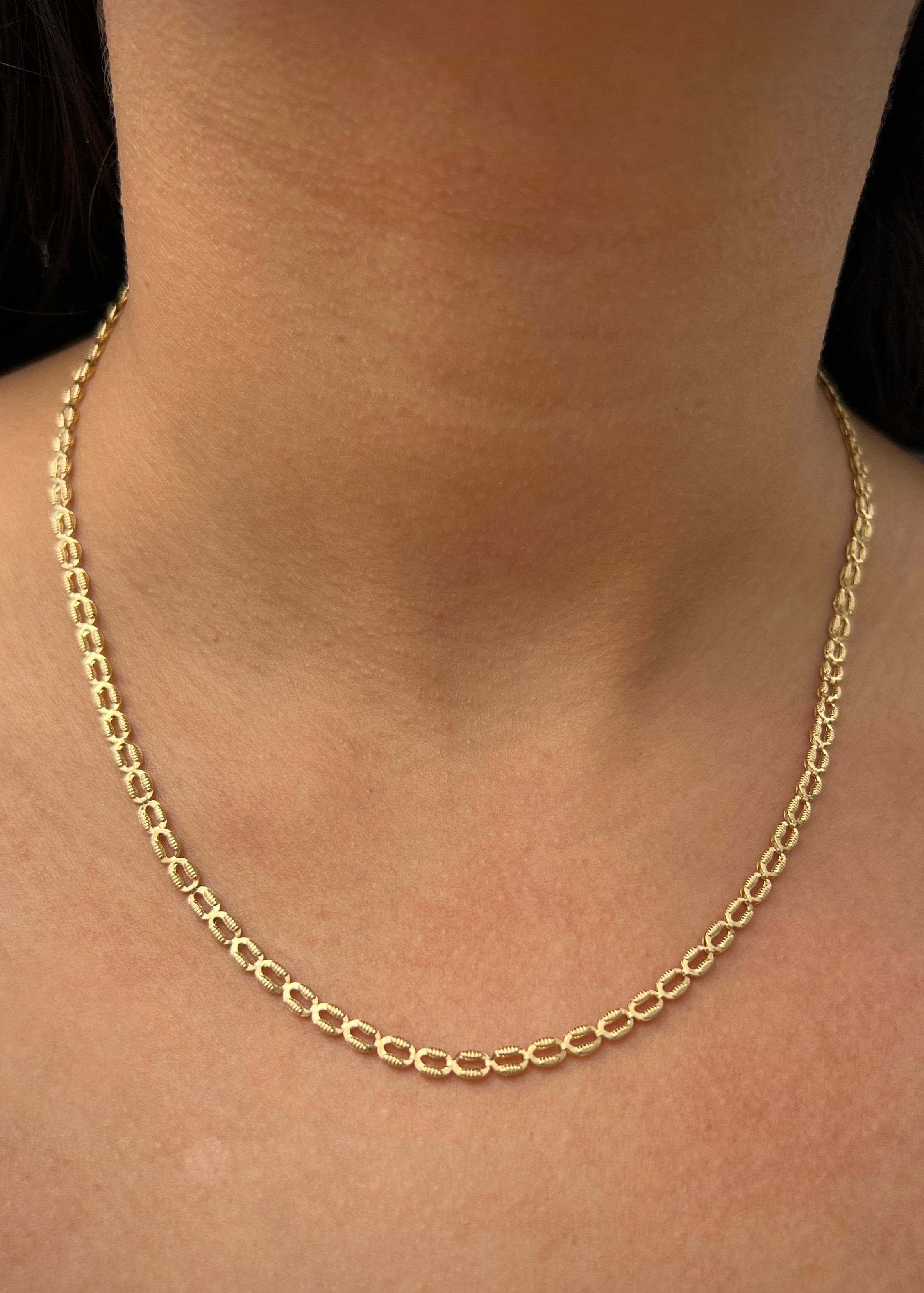 Cadena canutillo 5.85gr / Largo 45cm / Oro Amarillo Nac M