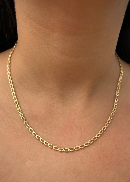 Cadena canutillo 5.85gr / Largo 45cm / Oro Amarillo Nac M