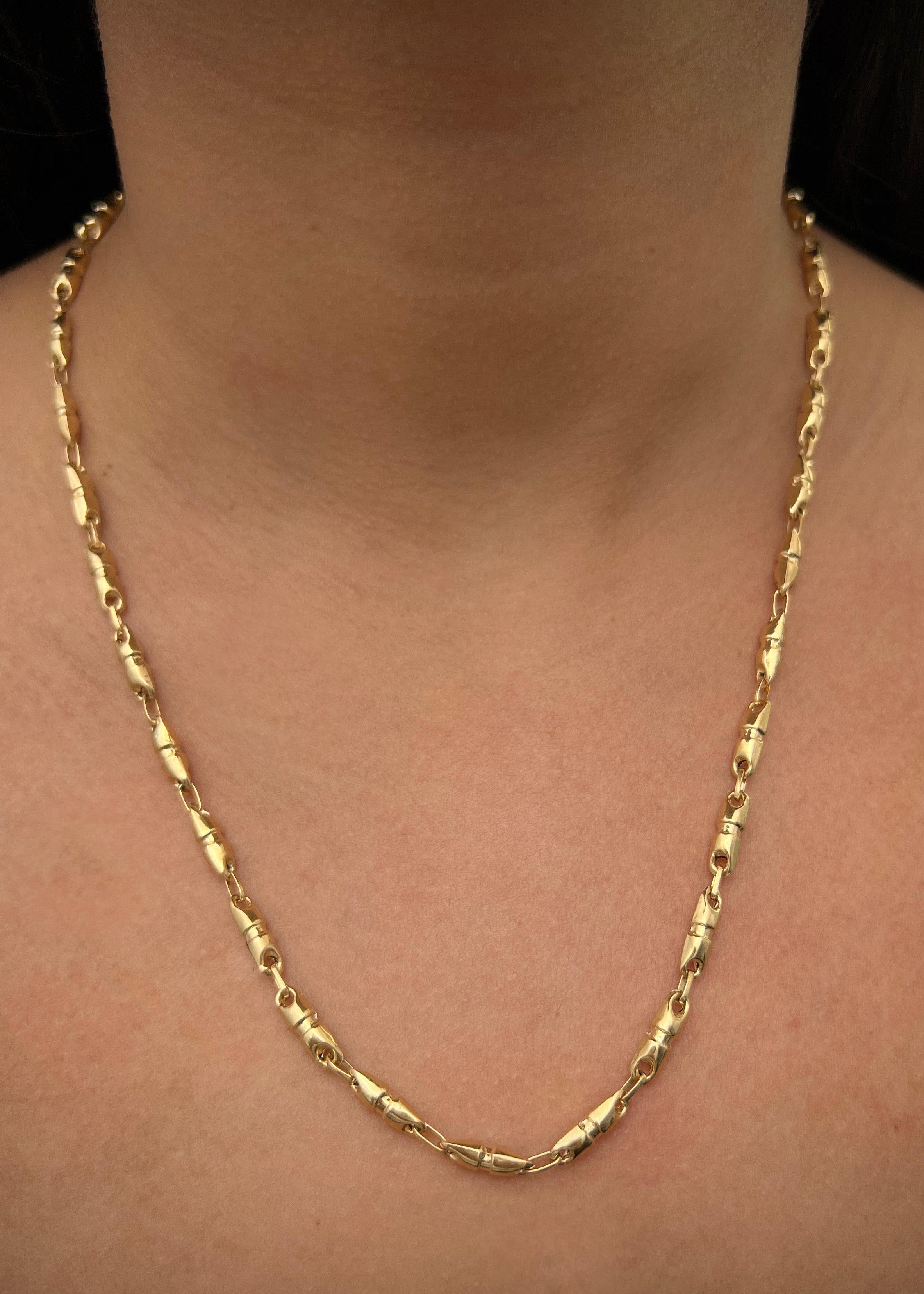 Cadena rustica 11.65gr / Largo 50cm / Oro Amarillo Nac*