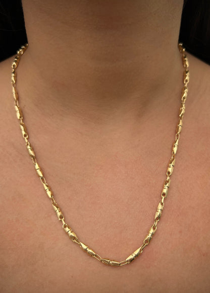 Cadena rustica 11.65gr / Largo 50cm / Oro Amarillo Nac*