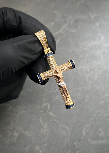 Dije Cruz con Cristo 8gr / 5.2cm / 25mm — Dos Oros