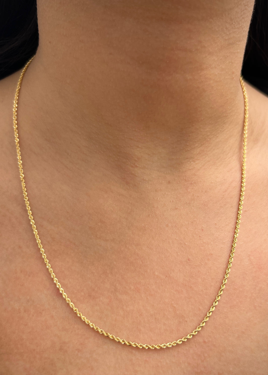 Cadena Lazo 1.7gr / 50cm / 1.7mm — Oro Amarillo