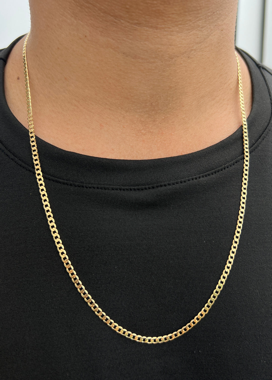 Cadena Cubana 10.35gr / 60cm / 3.1mm — Oro Amarillo
