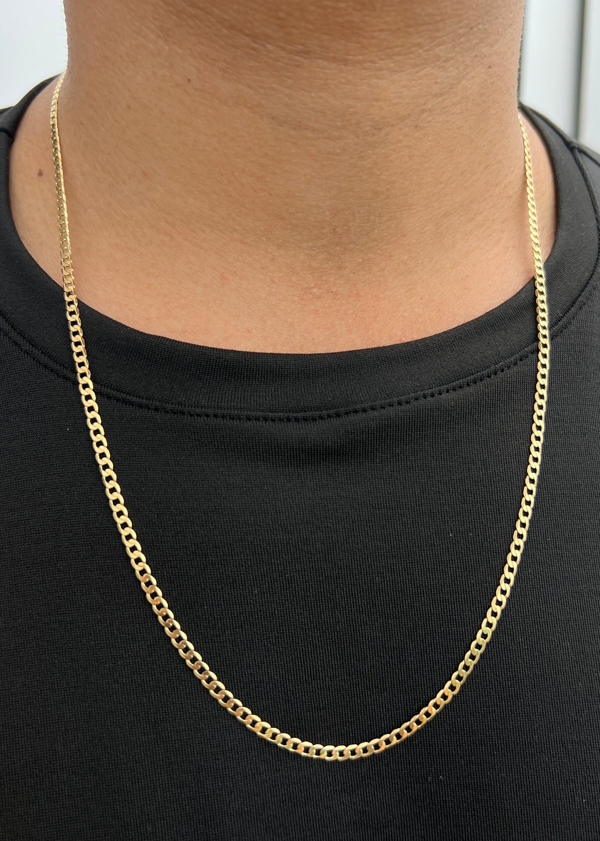 Cadena Cubana 10.35gr / 60cm / 3.1mm — Oro Amarillo