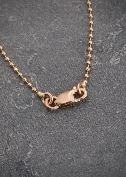 Pulso mini militar 0.9gr / Largo 17cm / Oro Rosado italy +1 M