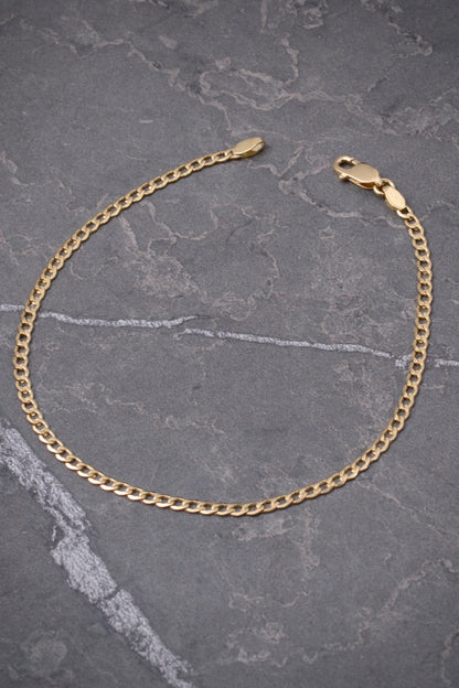 Pulso cubano 1.7gr / Largo 20.5cm / Oro Amarillo italy +1 M