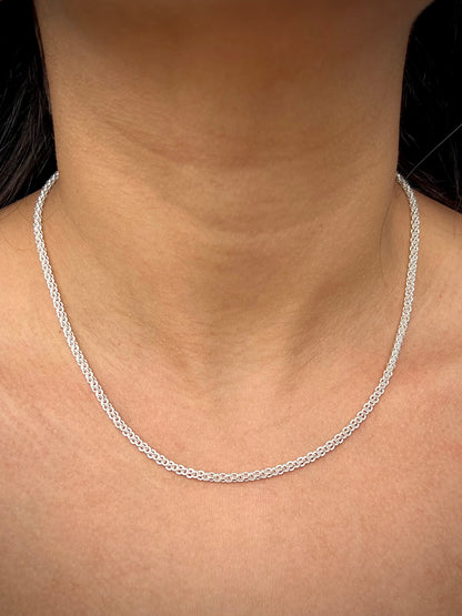 Cadena aro seguido 9.55gr / Largo 45cm / Plata B