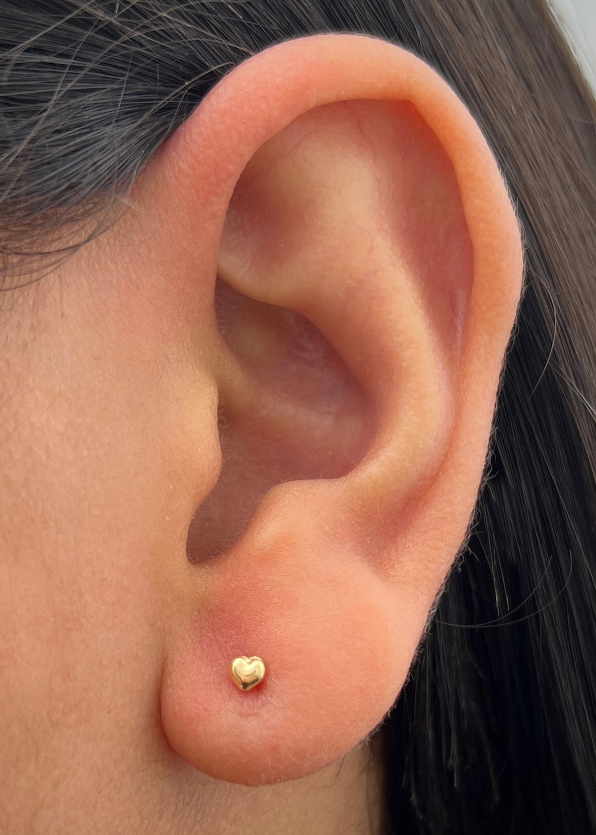 Topos Corazon 0.4gr / 0.3cm / 3.2mm — Oro Amarillo
