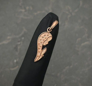 Dije virgen santa maria 1.25gr / Largo 2.8cm / Oro Rosado Nac M