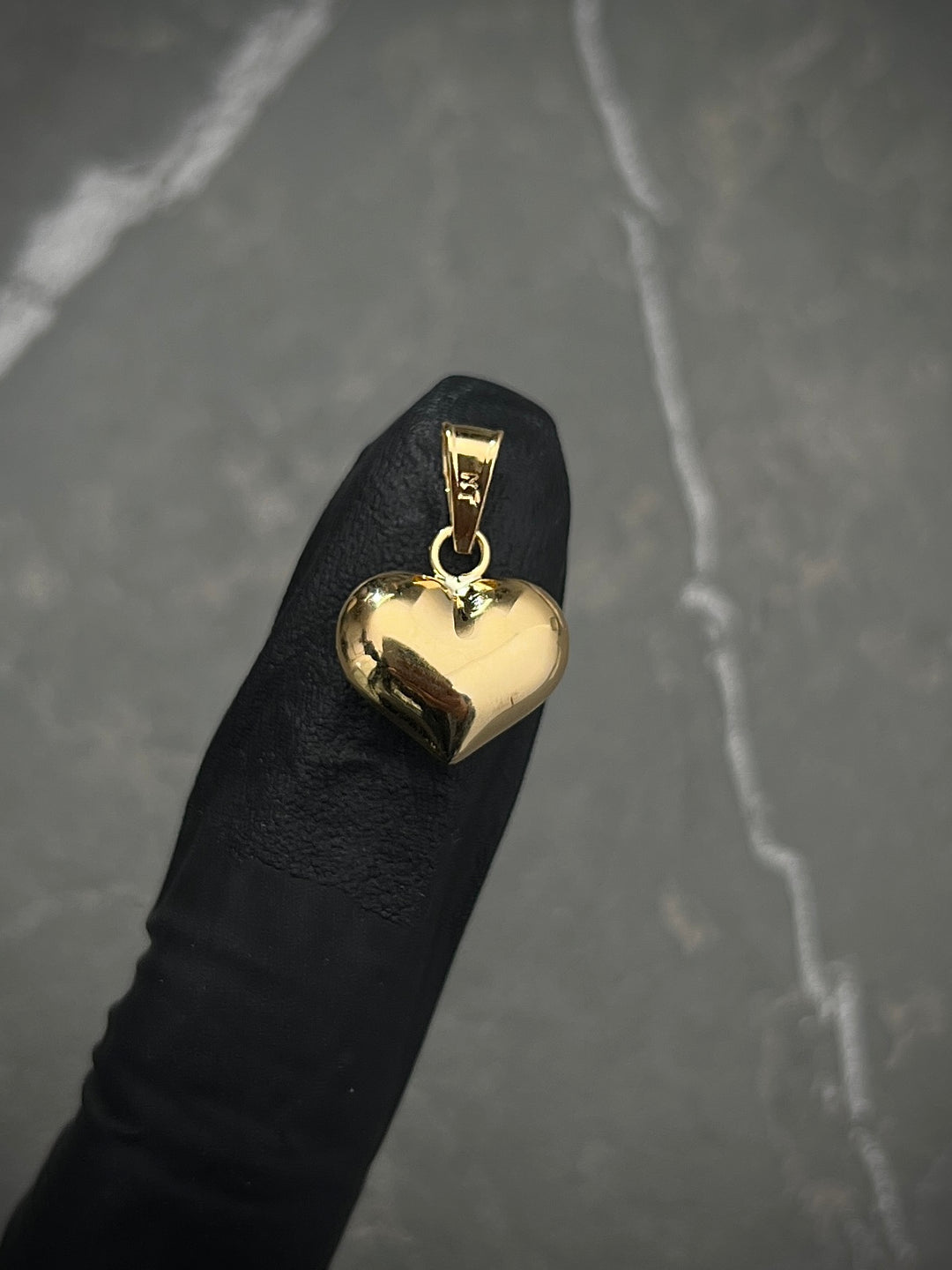 Dije Corazon 0.45gr / 1.5cm / 9.8mm — Oro Amarillo
