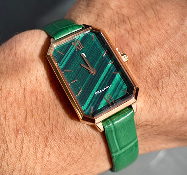 Reloj BRACARLI VERDE Colección Arte. Hecho En Suiza*