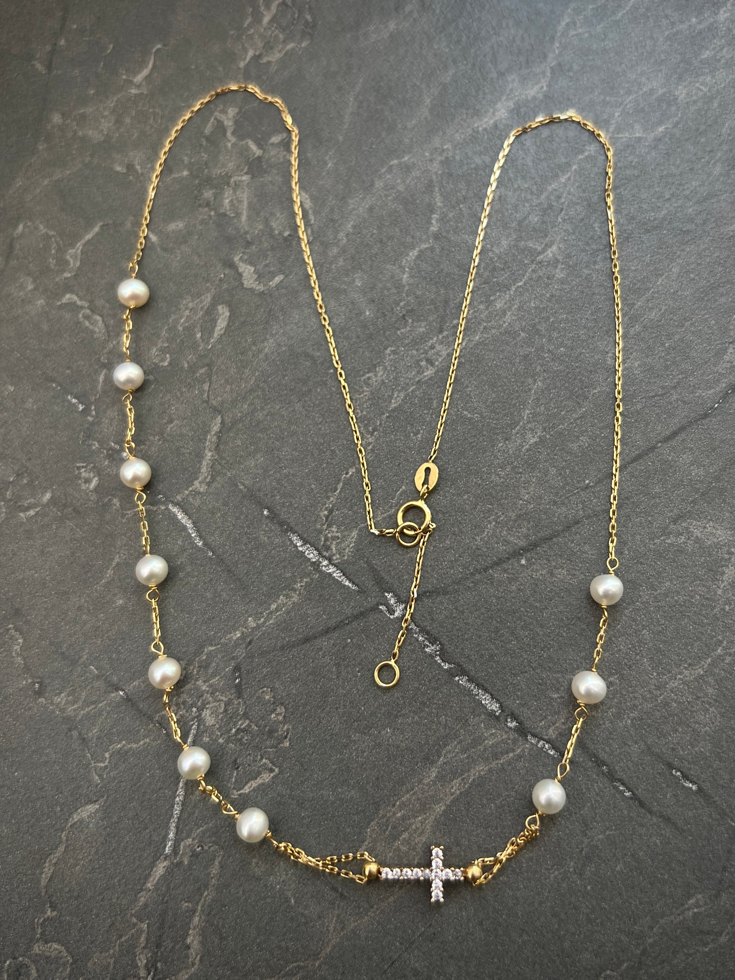Cadena tipo denario 3.1gr / Largo 42cm / Oro Amarillo italy +3 P