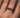 Anillo en hilo negro con bolas diamantadas 0.7gr / Oro Rosado Nac (Joya) P