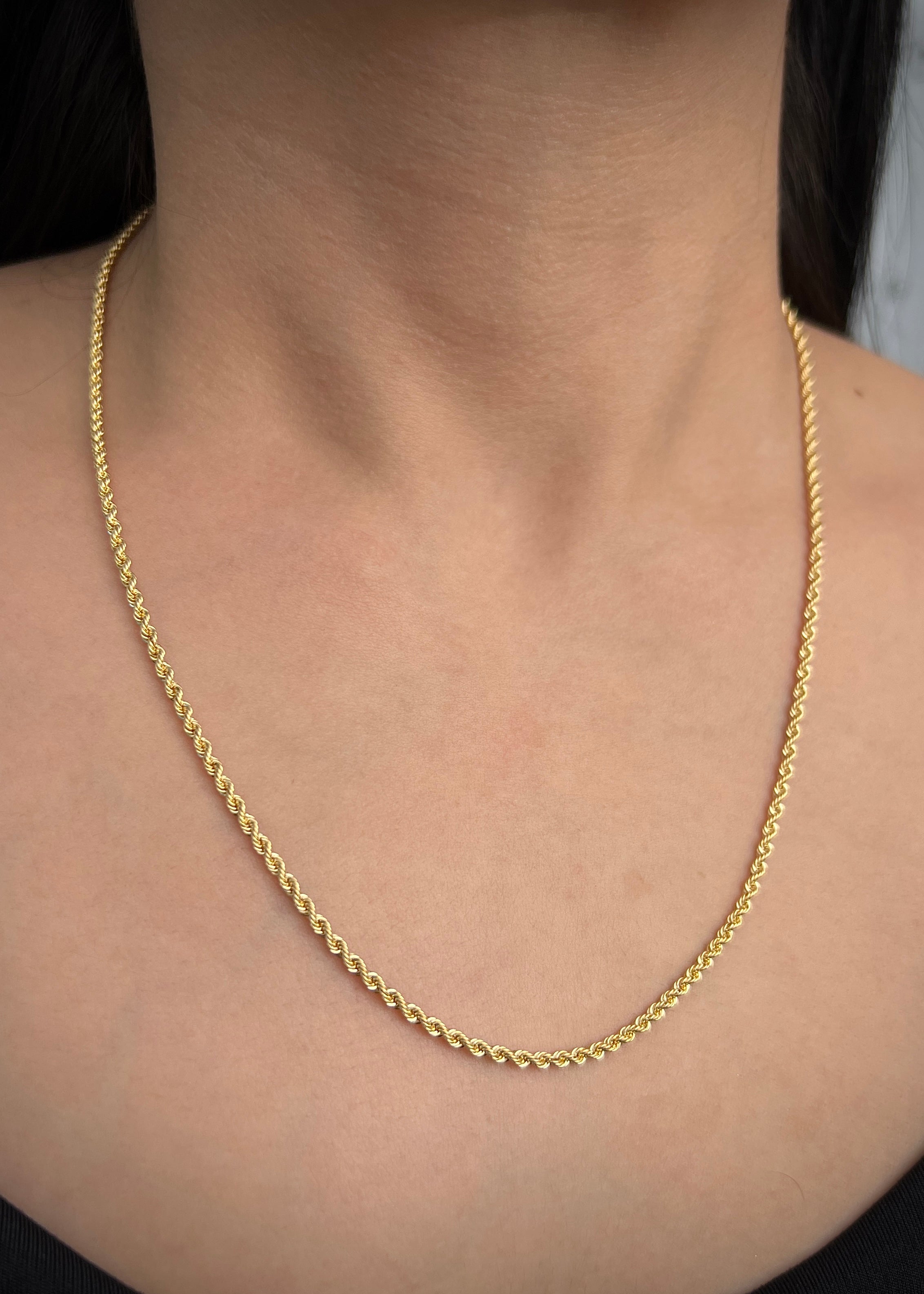 Cadena lazo 2.9gr / Largo 50 cm / Oro Amarillo italy +2 P