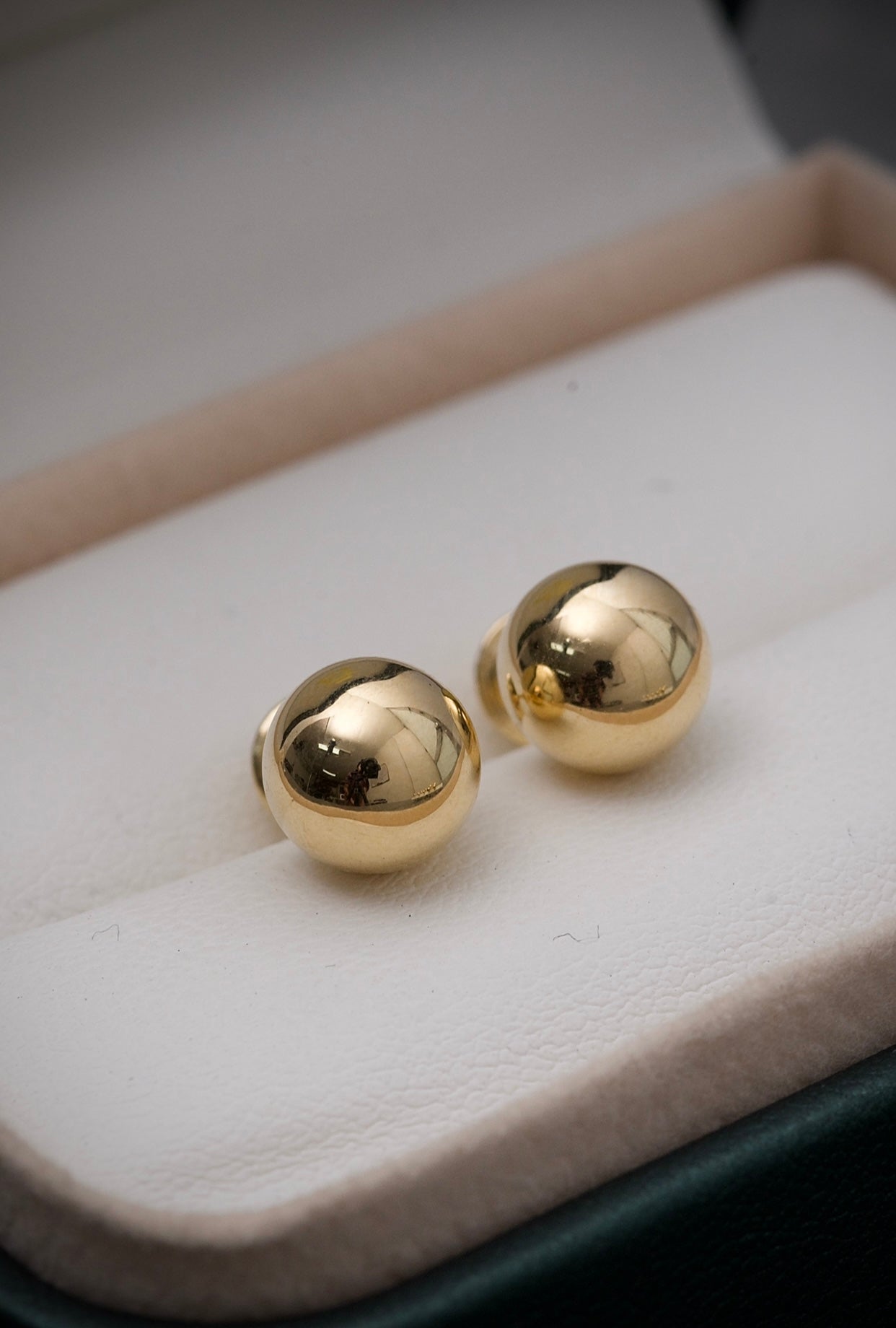 Topos bola lisa 8mm 0.9gr / Oro Amarillo Nac B