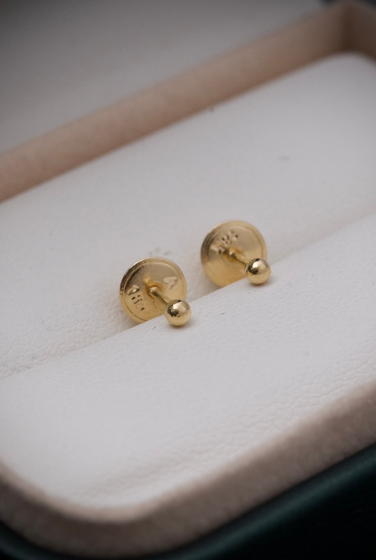Topos bola lisa 2mm 0.35gr /  Oro Amarillo Nac M