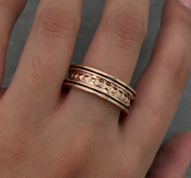 Anillo bv 13.05gr / TALLA 9 3/4 / Oro Rosado Nac B