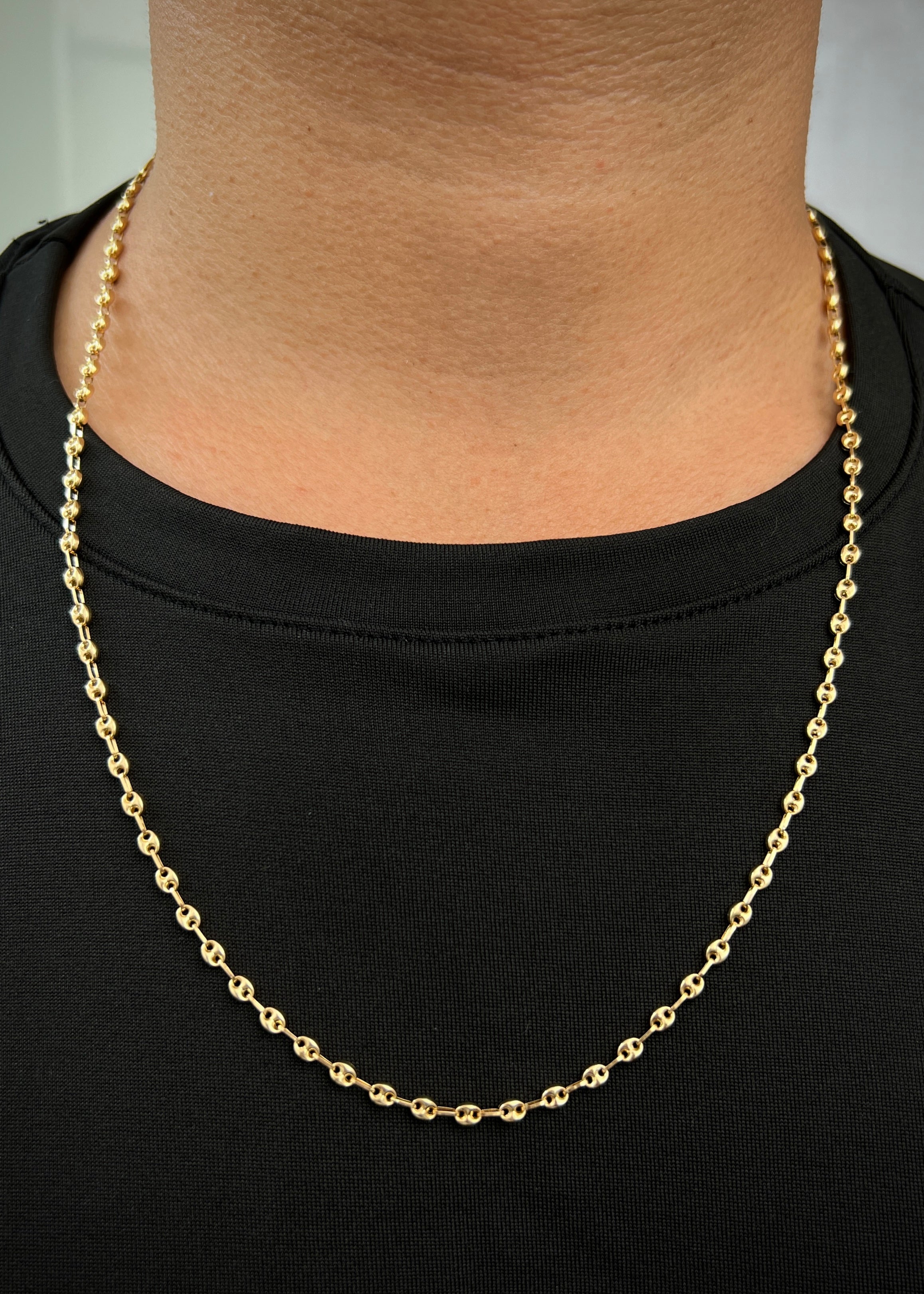 Cadena Gc 6.5gr / 60cm / 3.4mm — Oro Amarillo