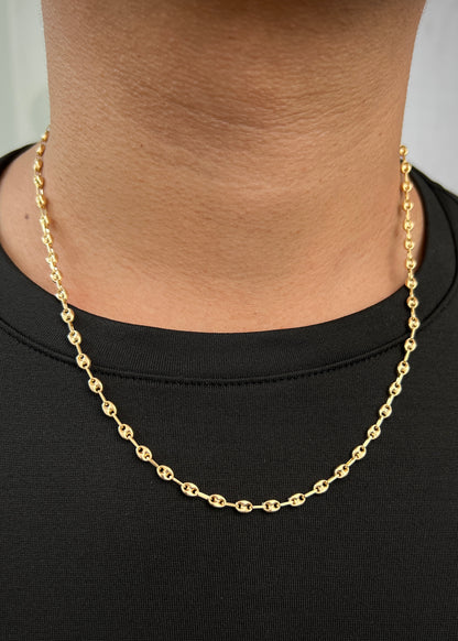 Cadena Gc 6.5gr / 50cm / Ancho 3.7mm — Oro Amarillo
