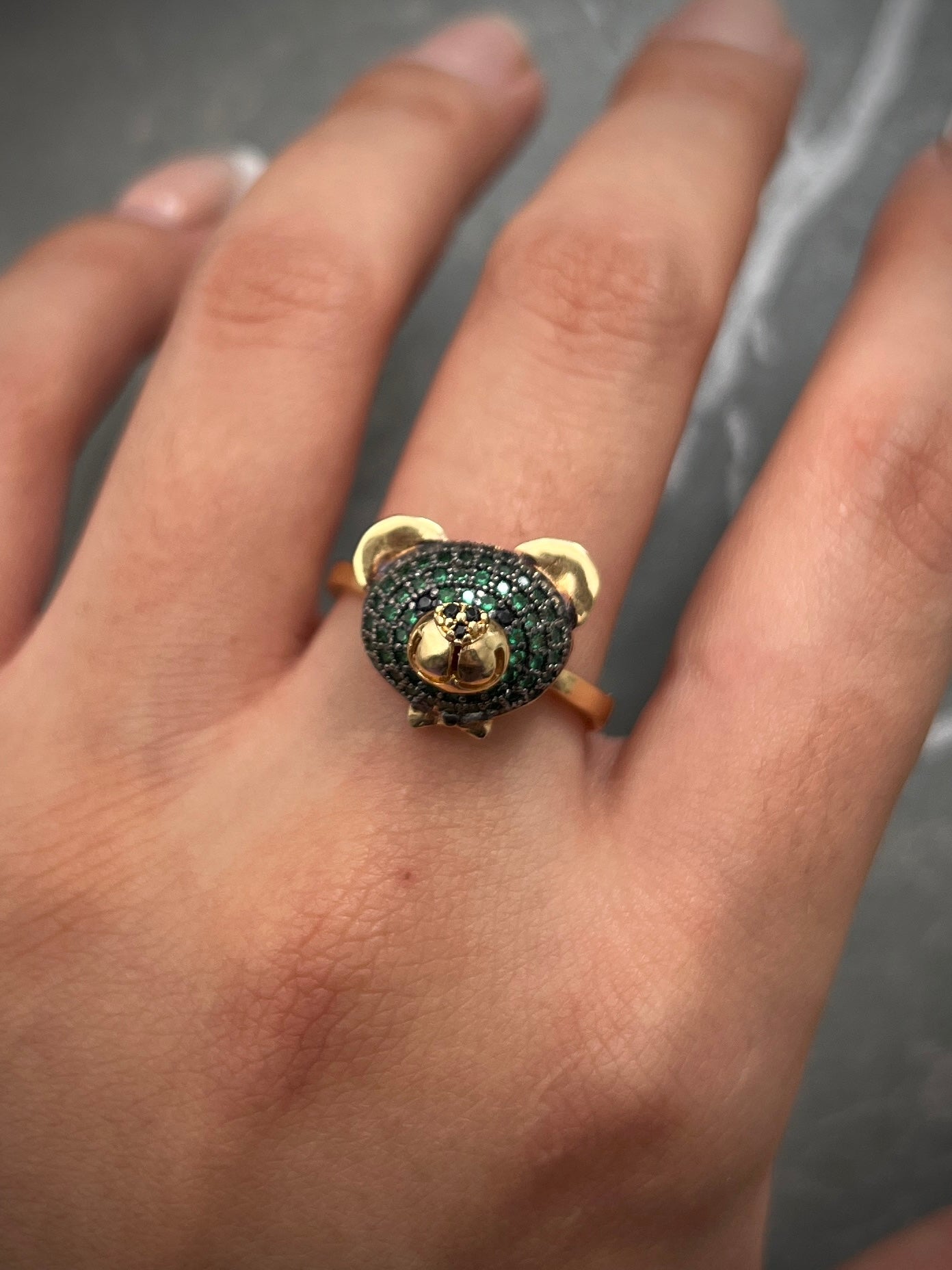 Anillo de oso 4.7gr / Oro Amarillo Nac B