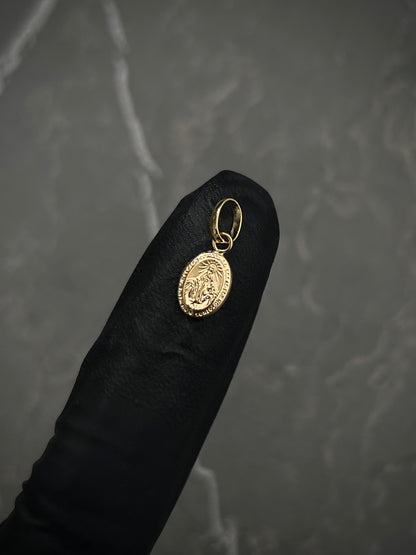 Dije virgen milagrosa 0.3gr / Largo 1.5cm / Oro Amarillo Nac B