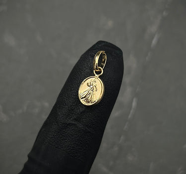 Dije jesus de la misericordia 0.35gr / Largo 1.4cm / Oro Amarillo Nac B