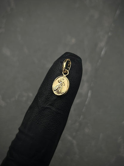 Dije jesus de la misericordia 0.45gr / Largo 1.7cm — Oro Amarillo