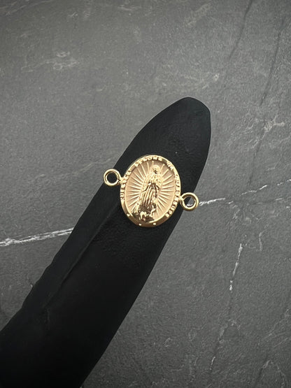 Herraje virgen de guAdalupe 0.6gr / Largo 1.6cm / Oro Amarillo Nac B