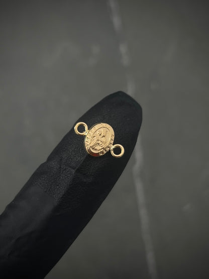 Herraje Virgen del carmen 0.35gr / LArgo 0.8cm / Oro Amarillo Nac B